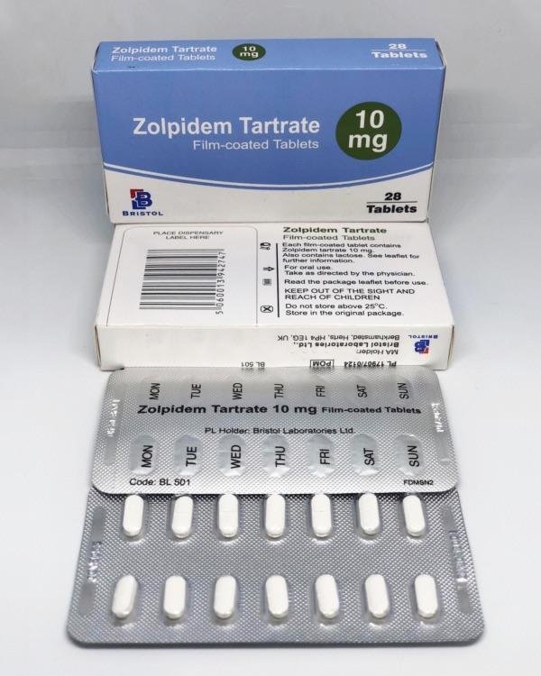 Zolpidem Tartrate 10mg Bristol